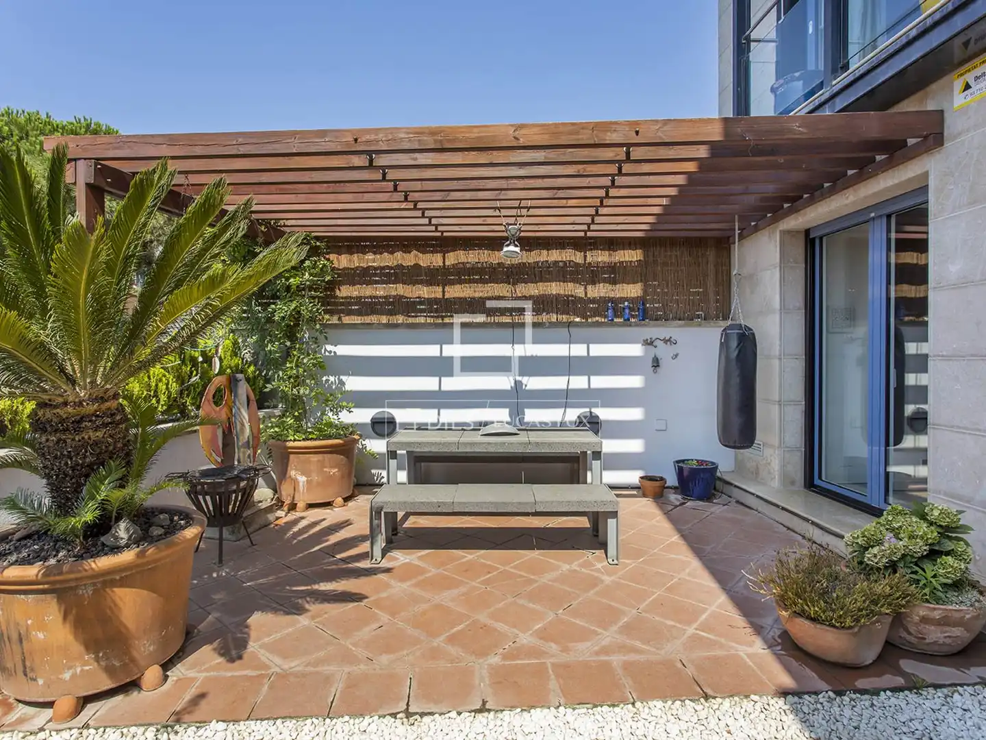 Terrace of Houses for rent in Barcelona  with Air Conditioner, Heating and Private garden
