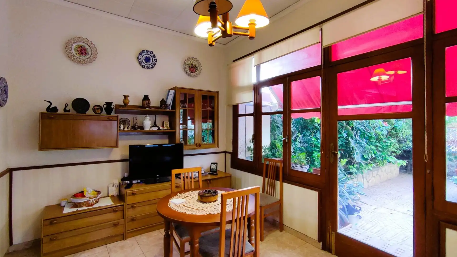 Comedor de Casa o chalet en venta en Gandia con Jardín privado, Terraza y Amueblado