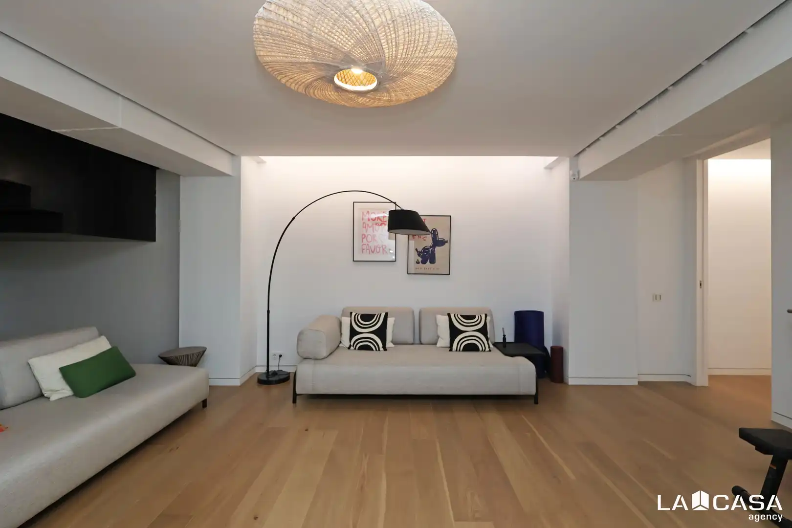 Sala d'estar de Dúplex en venda en Barcelona amb Terrassa i Piscina