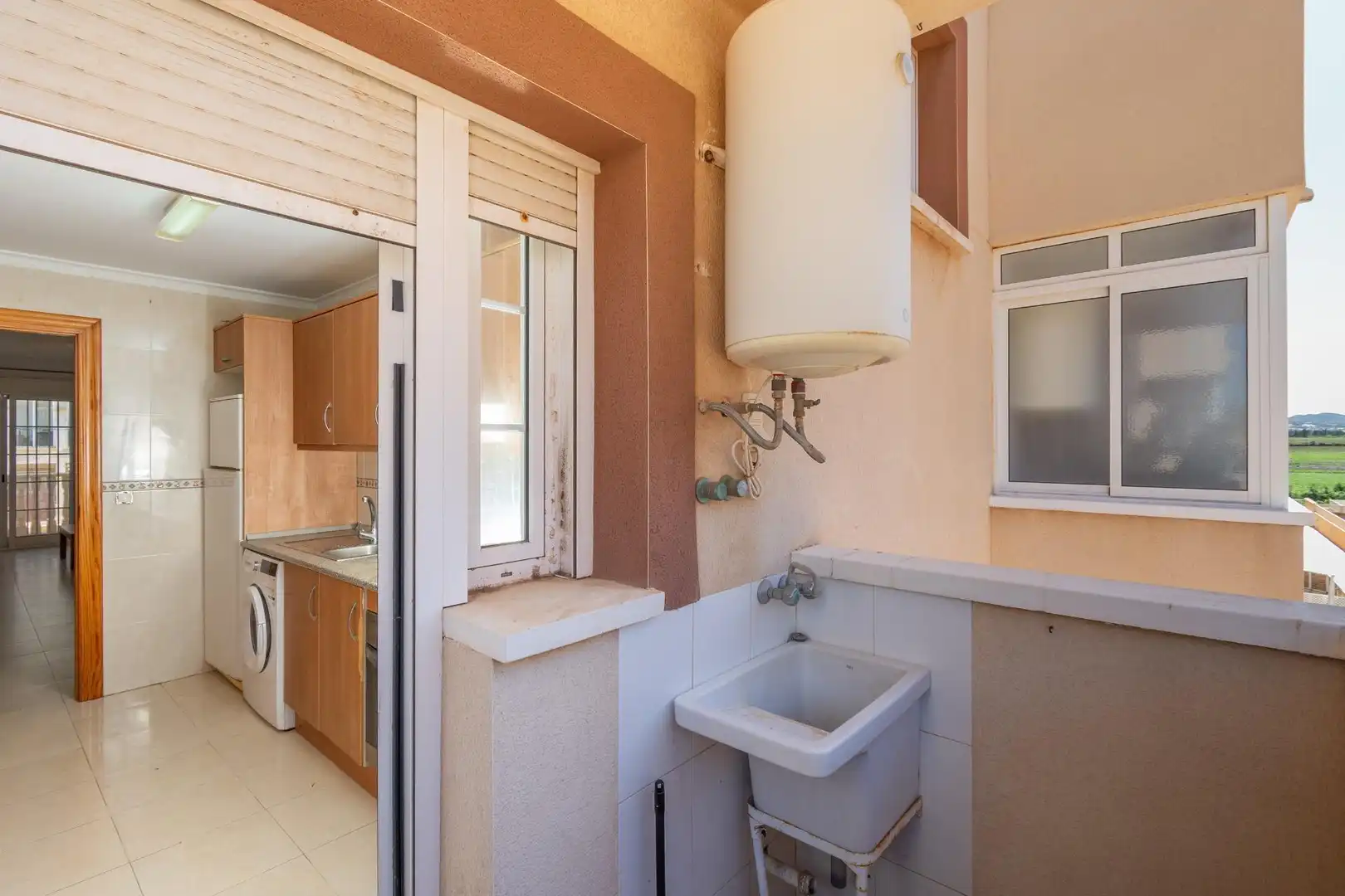 Cocina de Apartamento en venta en Cartagena con Aire acondicionado, Amueblado y Balcón