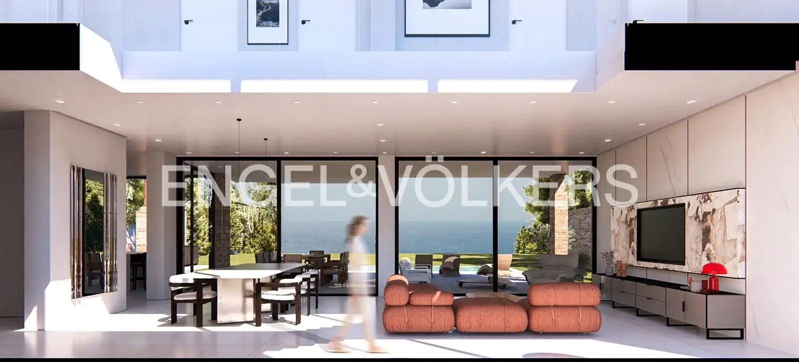 Sala de estar de Casa o chalet en venta en Sant Andreu de Llavaneres con Aire acondicionado, Calefacción y Jardín privado
