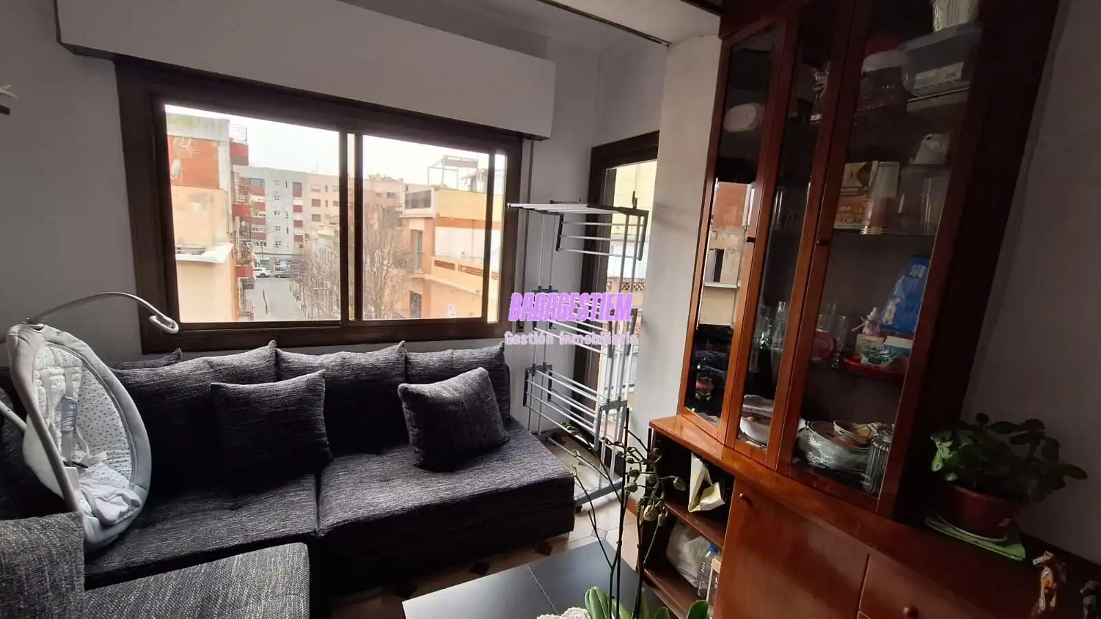 Sala de estar de Piso en venta en Badalona