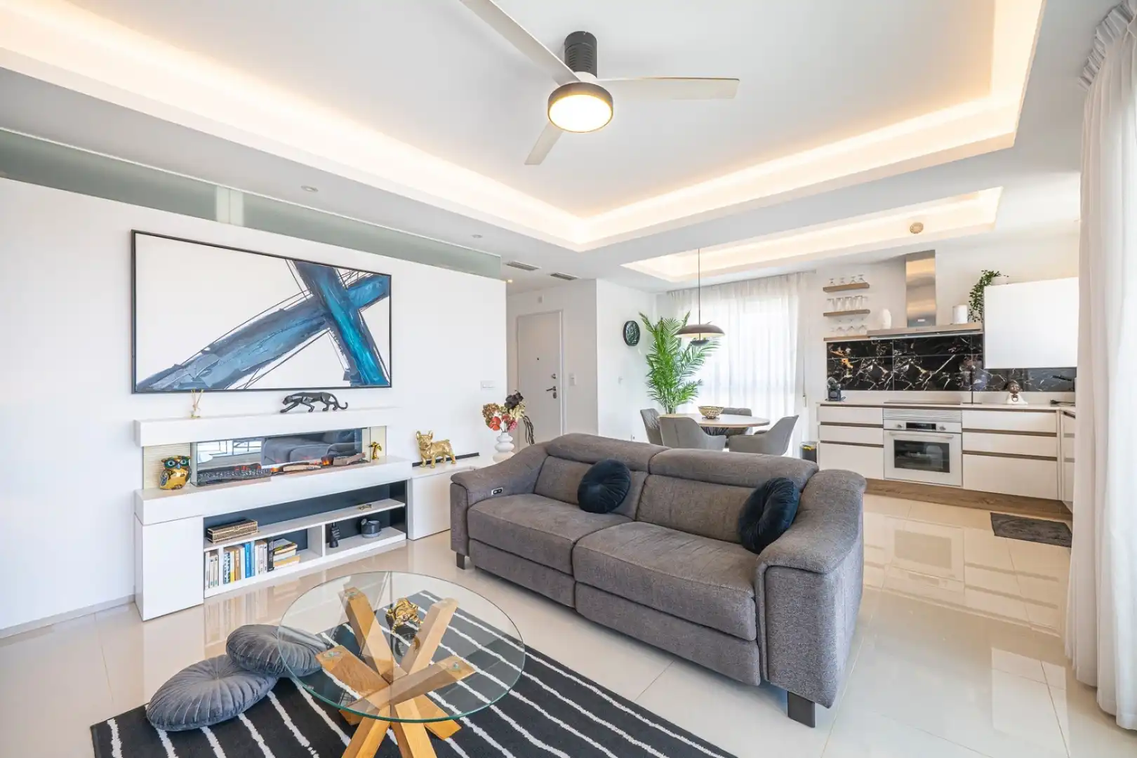 Sala de estar de Piso en venta en Rojales con Aire acondicionado, Calefacción y Terraza