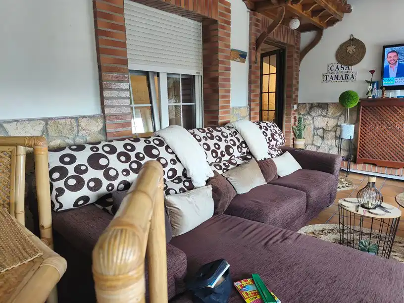 Living room of Attic for sale in Pravia  with Heating, Terrace and Furnished