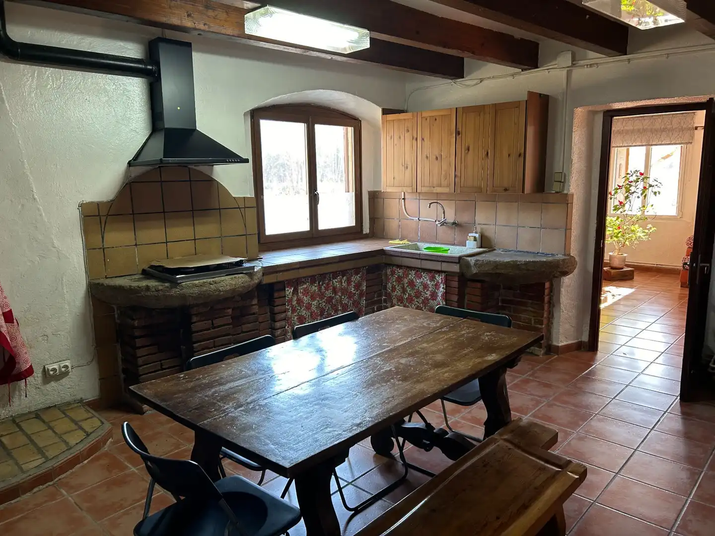 Cuina de Finca rústica en venda en Santa Maria de Palautordera amb Calefacció