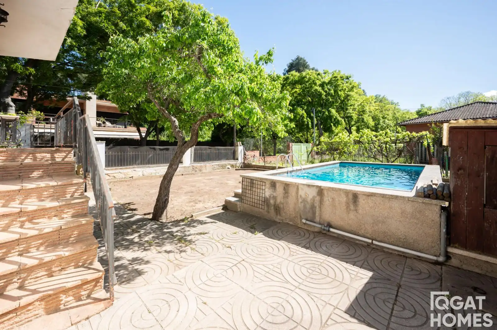 Schwimmbecken von Haus oder Chalet zum Verkauf in Sant Cugat del Vallès mit Klimaanlage, Heizung und Terrasse