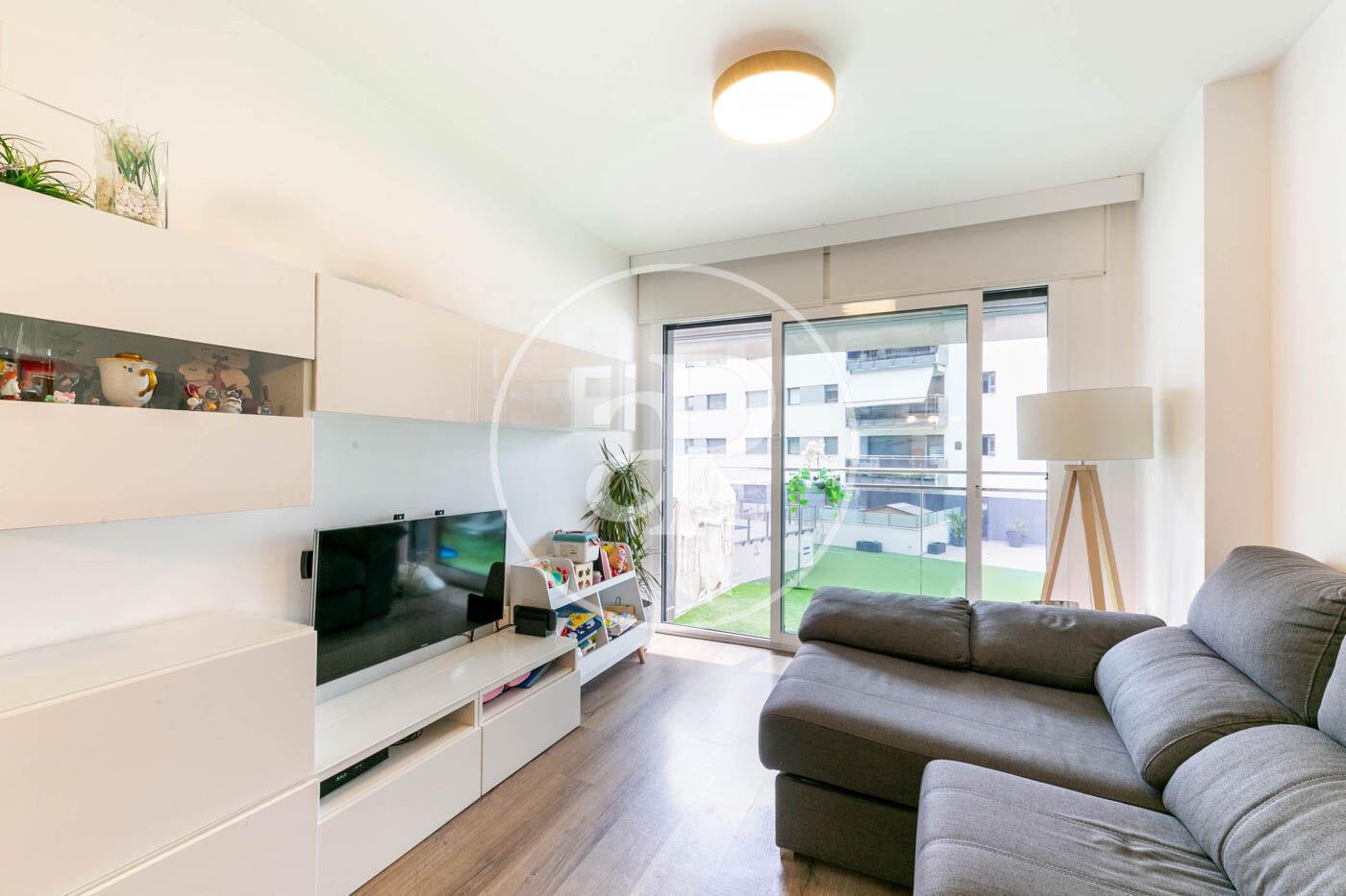 Living room of Flat for sale in Badalona  with Air Conditioner, Heating and Private garden