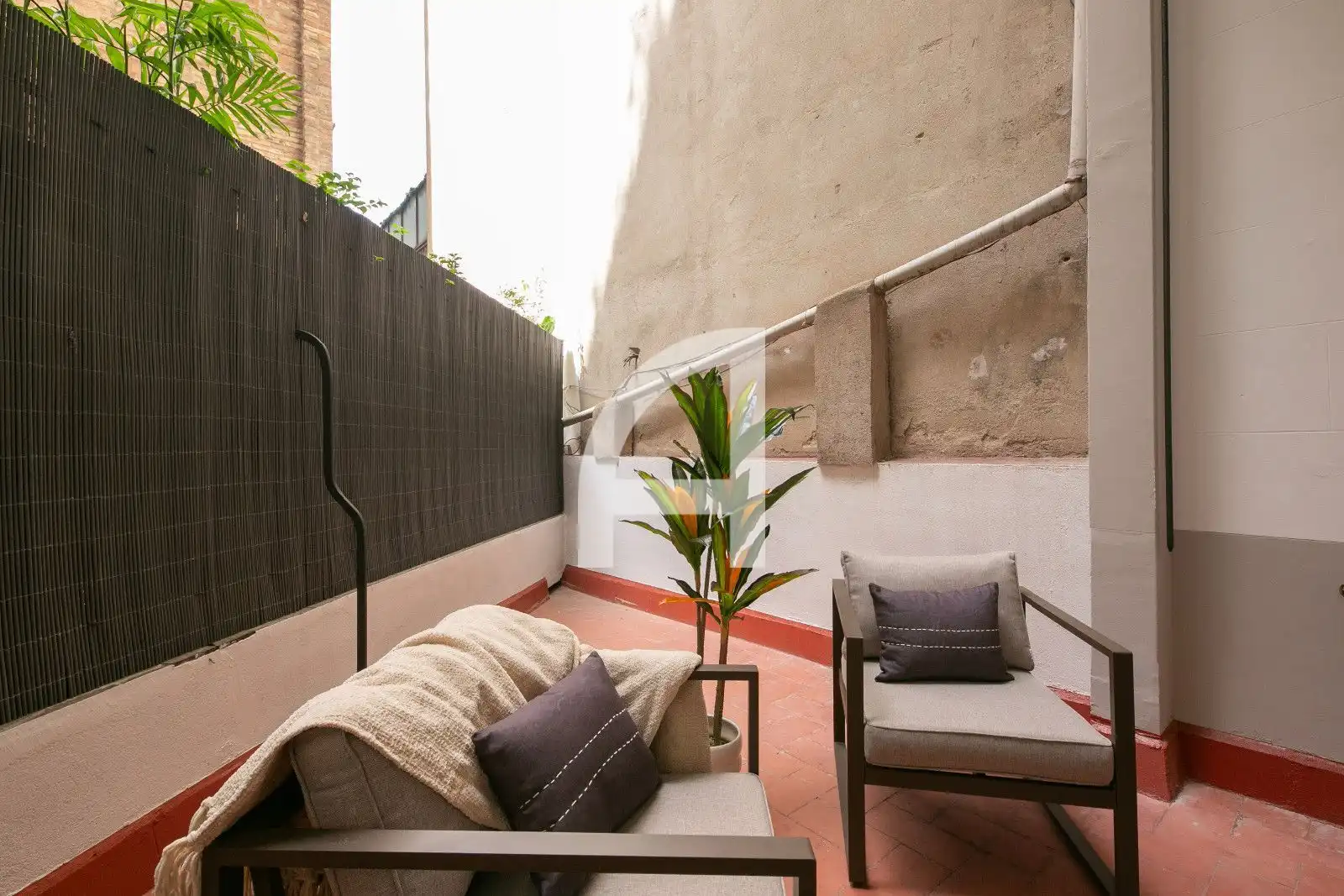 Terrace of Flat for rent in Barcelona  with Air Conditioner, Heating and Parquet flooring