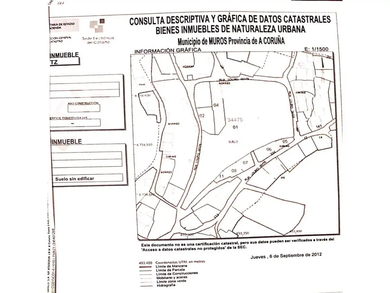 Residencial en venta en Muros