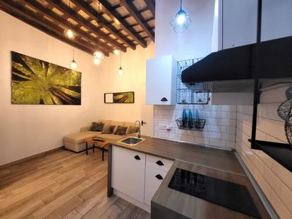 Kitchen of Flat for sale in  Cádiz Capital  with Furnished