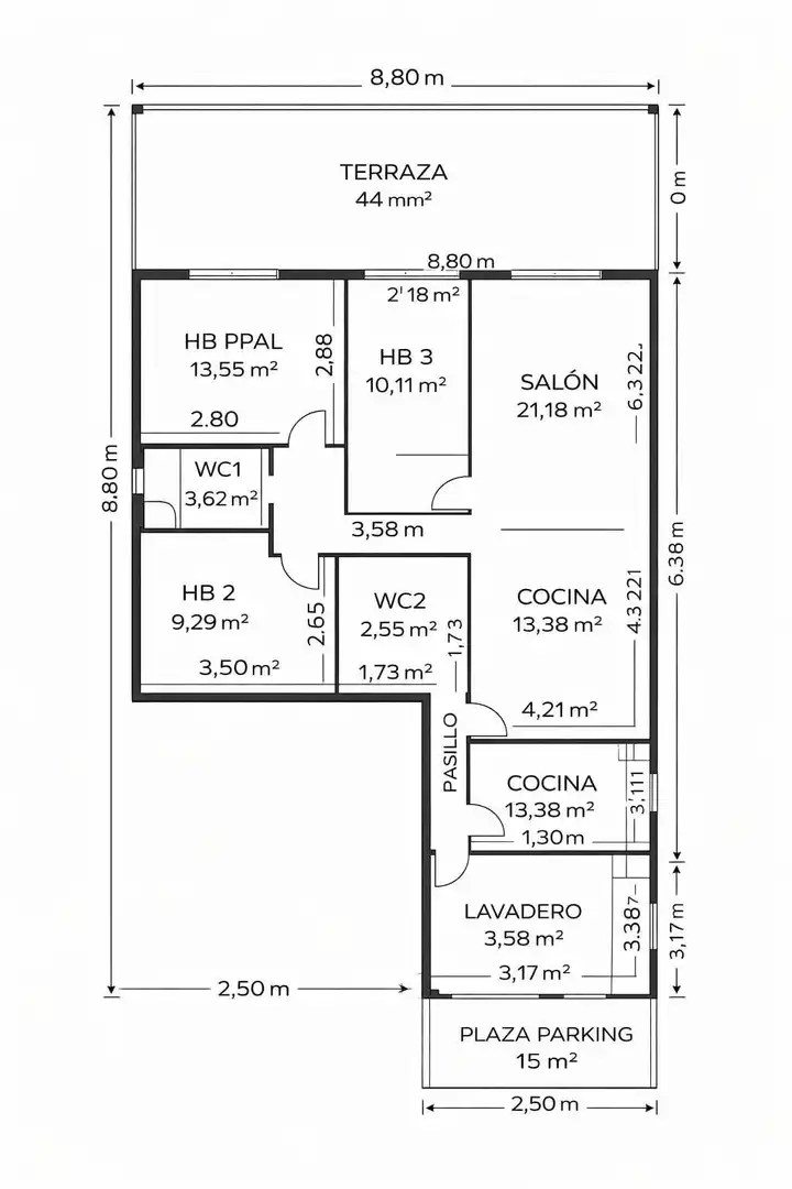 Apartament amb piscina en venda a Calle Corvera Golf Country Club, imagen 19
