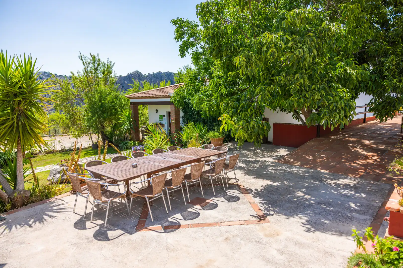 Terraza de Finca rústica en venta en Montejaque con Aire acondicionado, Jardín privado y Terraza