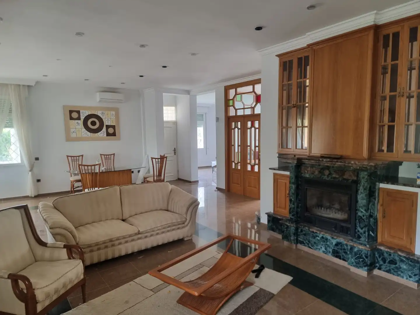 Sala de estar de Casa o chalet en venta en Aljaraque con Jardín privado, Terraza y Trastero