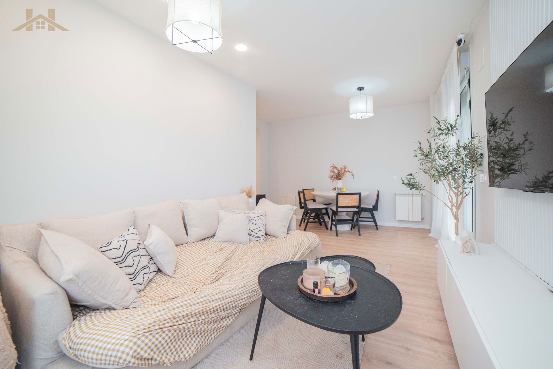 Sala d'estar de Pis en venda en Valdemoro amb Aire condicionat, Calefacció i Jardí privat