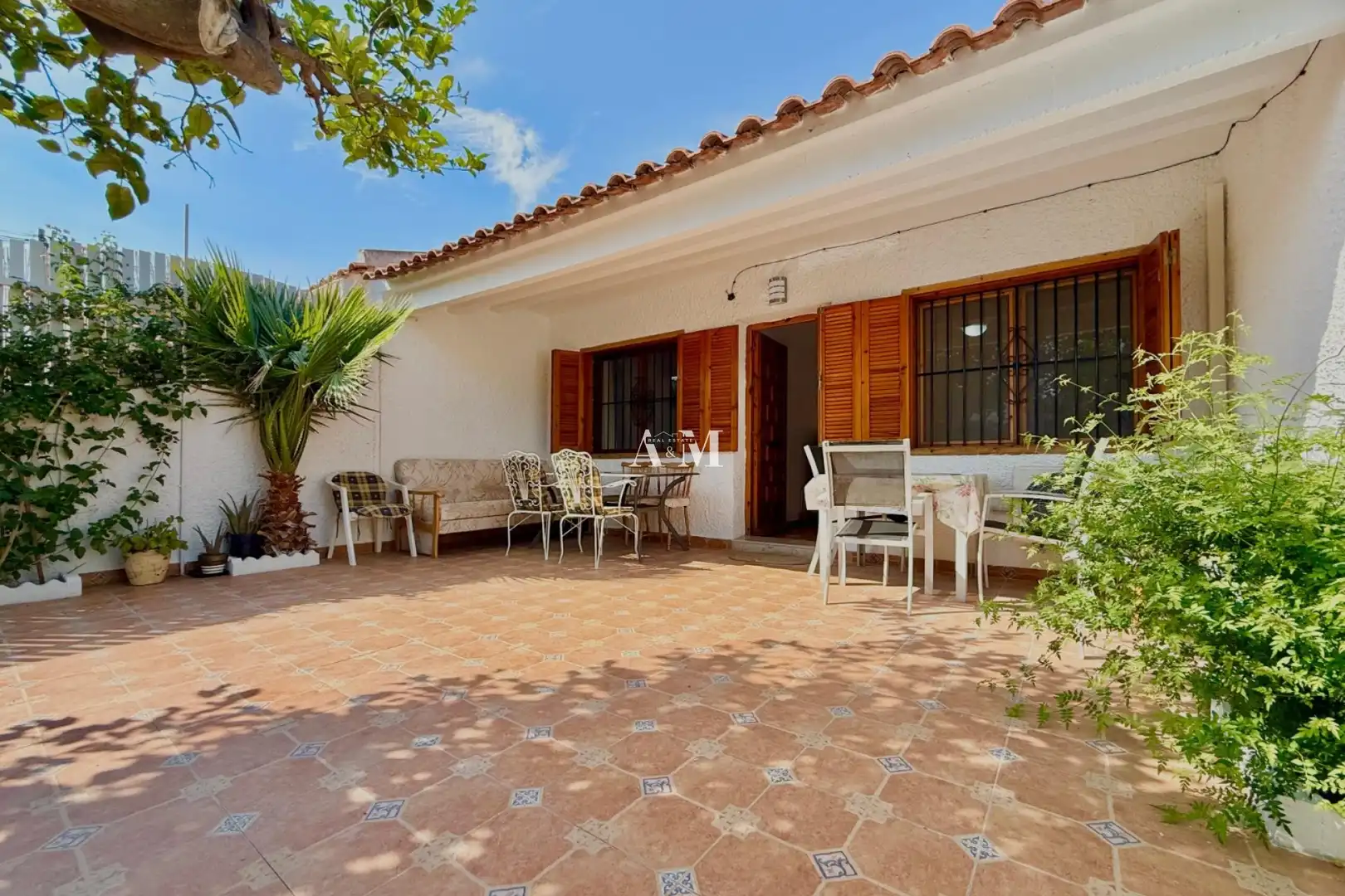 Terrace of Houses for rent in San Javier  with Air Conditioner, Heating and Private garden