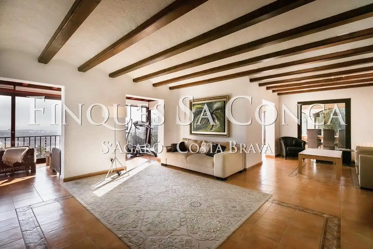 Sala d'estar de Casa o xalet en venda en Calonge i Sant Antoni amb Aire condicionat, Calefacció i Piscina