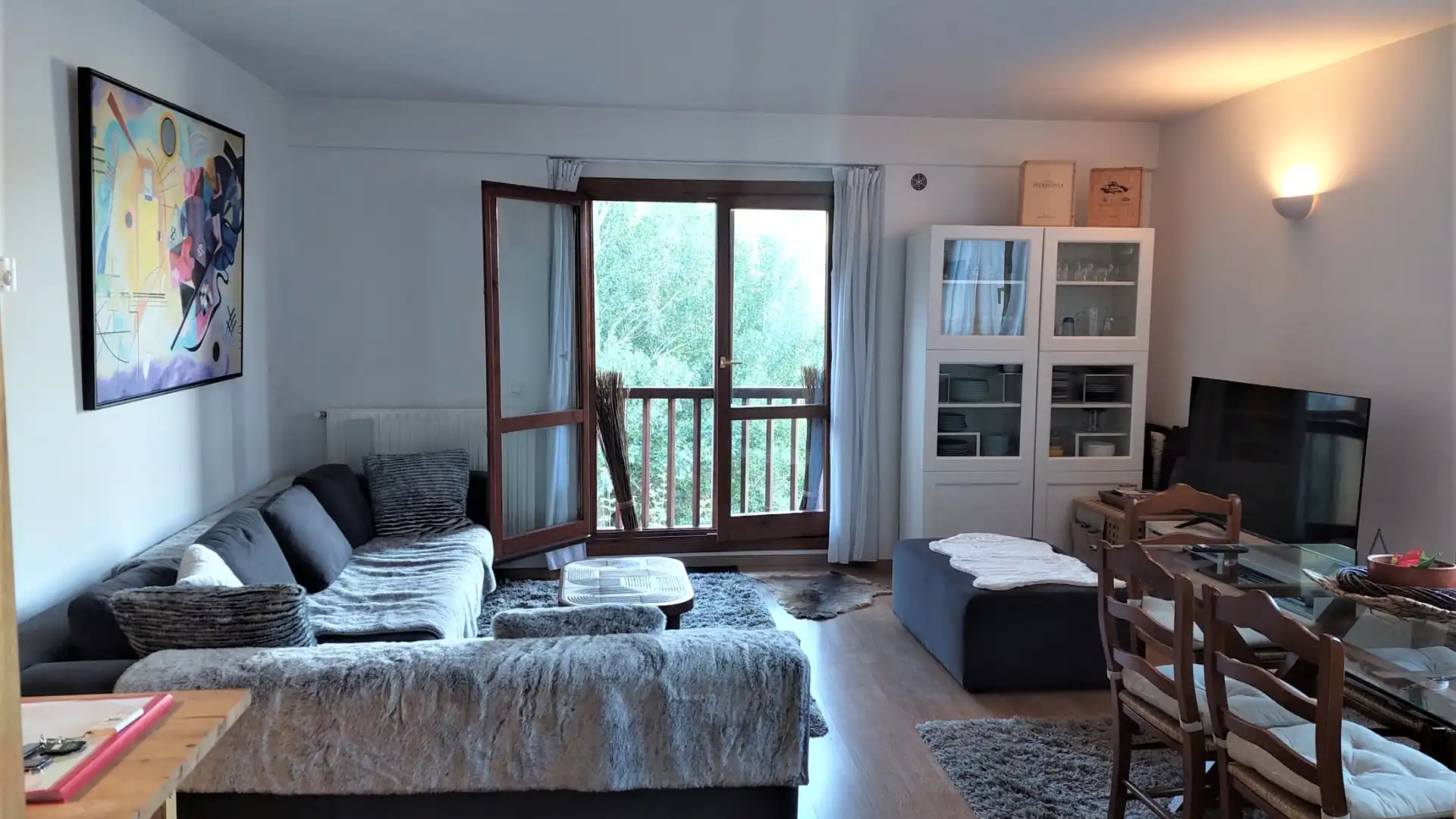 Sala de estar de Apartamento en venta en Canillo con Calefacción, Parquet y Trastero