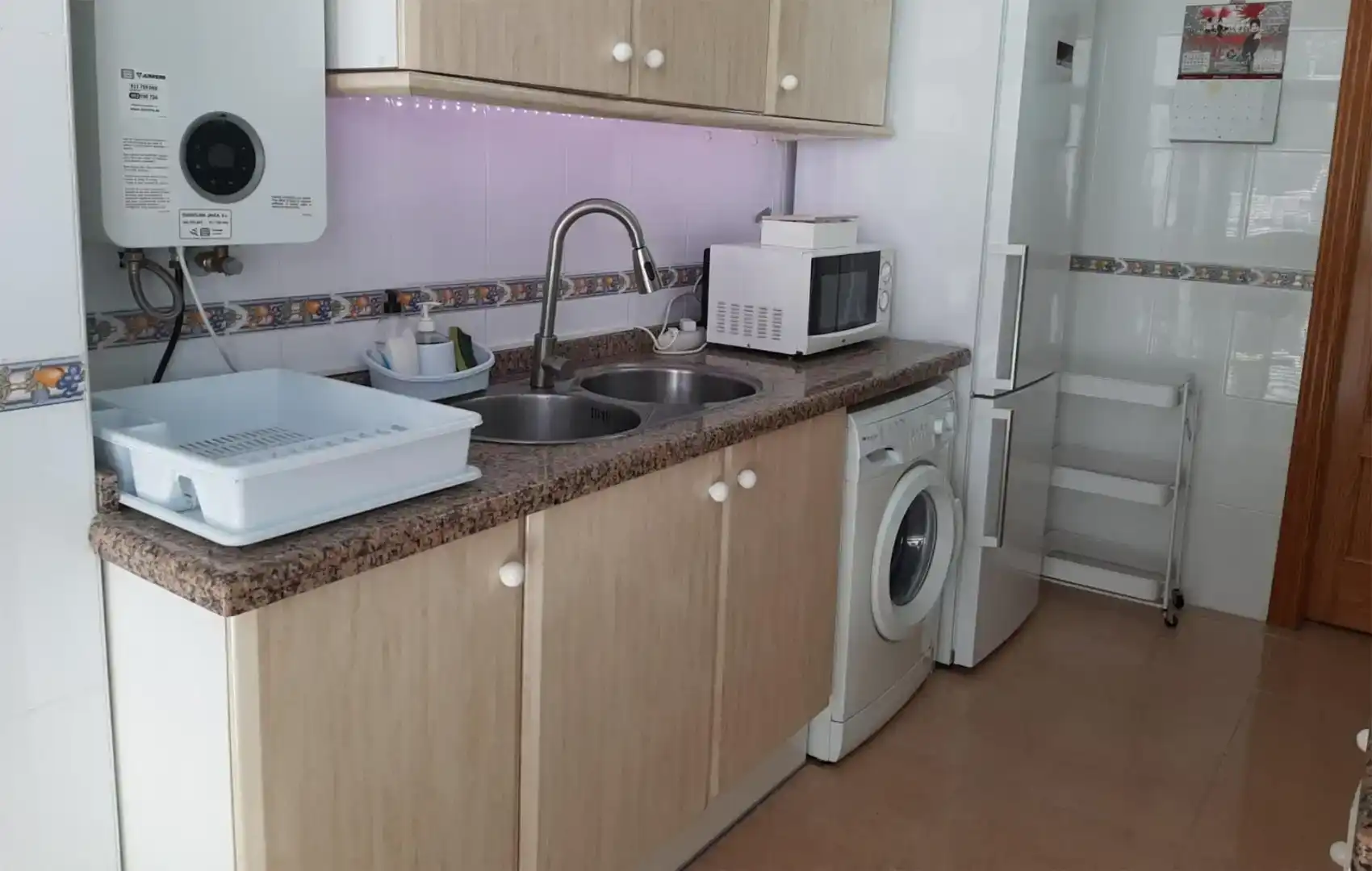 Cuina de Pis de lloguer en Altea amb Aire condicionat, Moblat i Forn