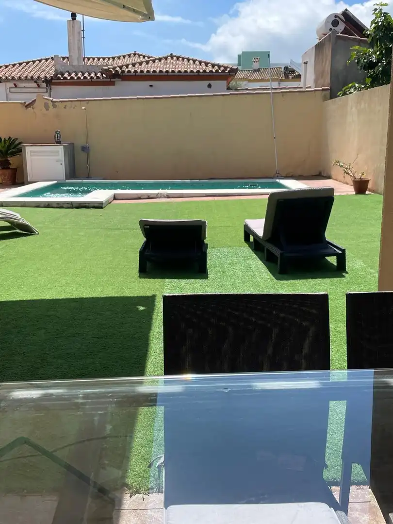Terrace of Houses for sale in Algeciras  with Air Conditioner, Private garden and Swimming Pool