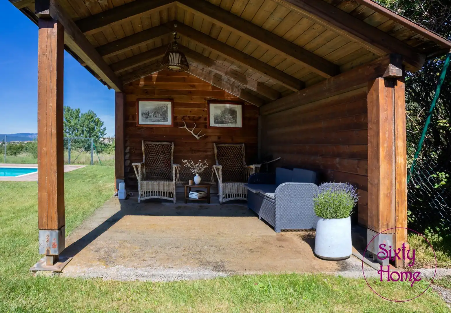 Terraza de Casa o chalet en venta en Jaca con Calefacción, Jardín privado y Parquet