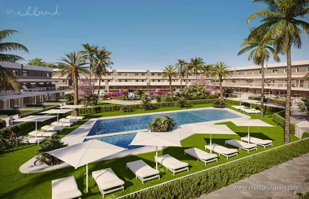 Appartement compact avec piscine à vendre à Monforte del Cid