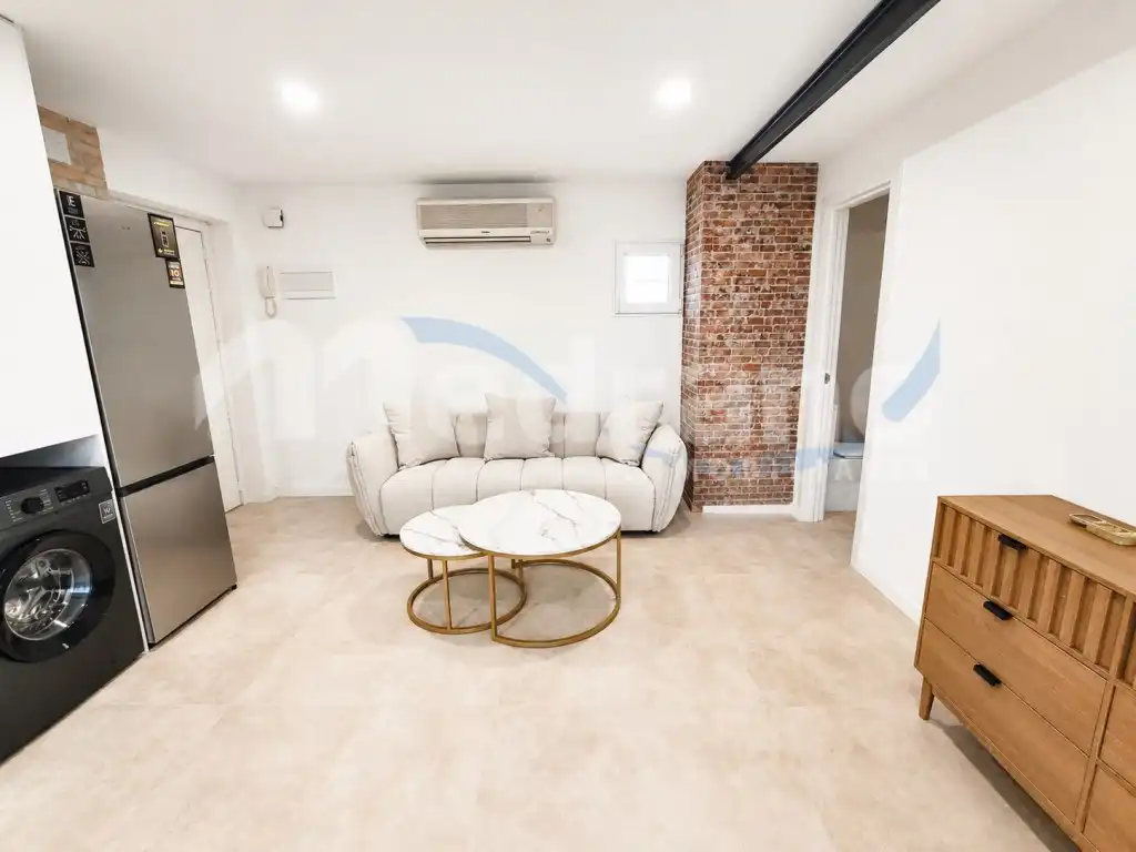 Sala de estar de Apartamento de alquiler en La Nucia con Aire acondicionado, Calefacción y Jardín privado