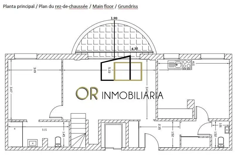 Piso en venta en Vilanova i la Geltrú con Calefacción, Parquet y Terraza