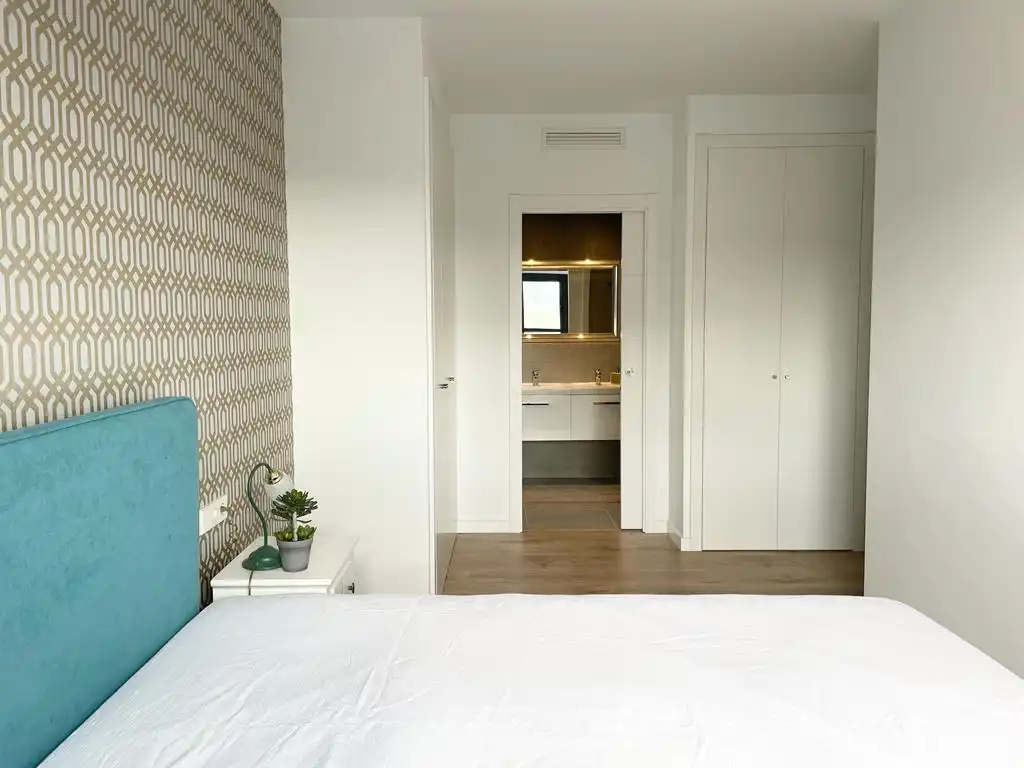 Bedroom of Apartments for rent in Sitges  with Air Conditioner, Heating and Parquet flooring