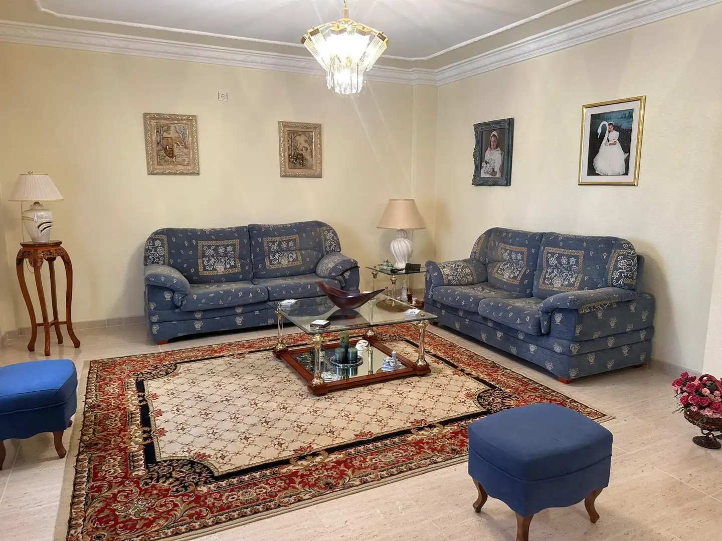 Sala de estar de Casa o chalet en venta en Mutxamel con Aire acondicionado, Calefacción y Jardín privado