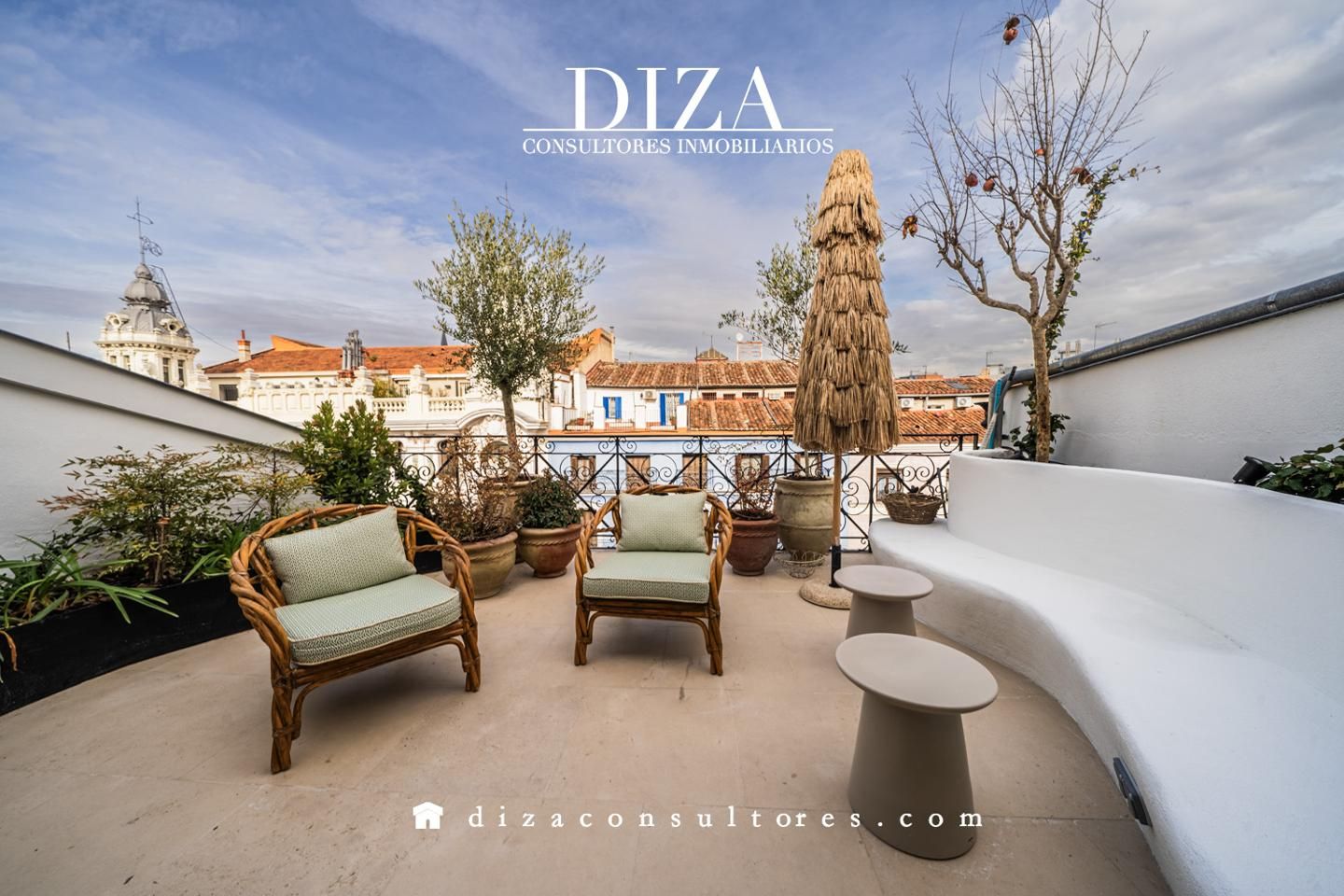 Terrace of Duplex for sale in  Madrid Capital  with Air Conditioner, Heating and Terrace