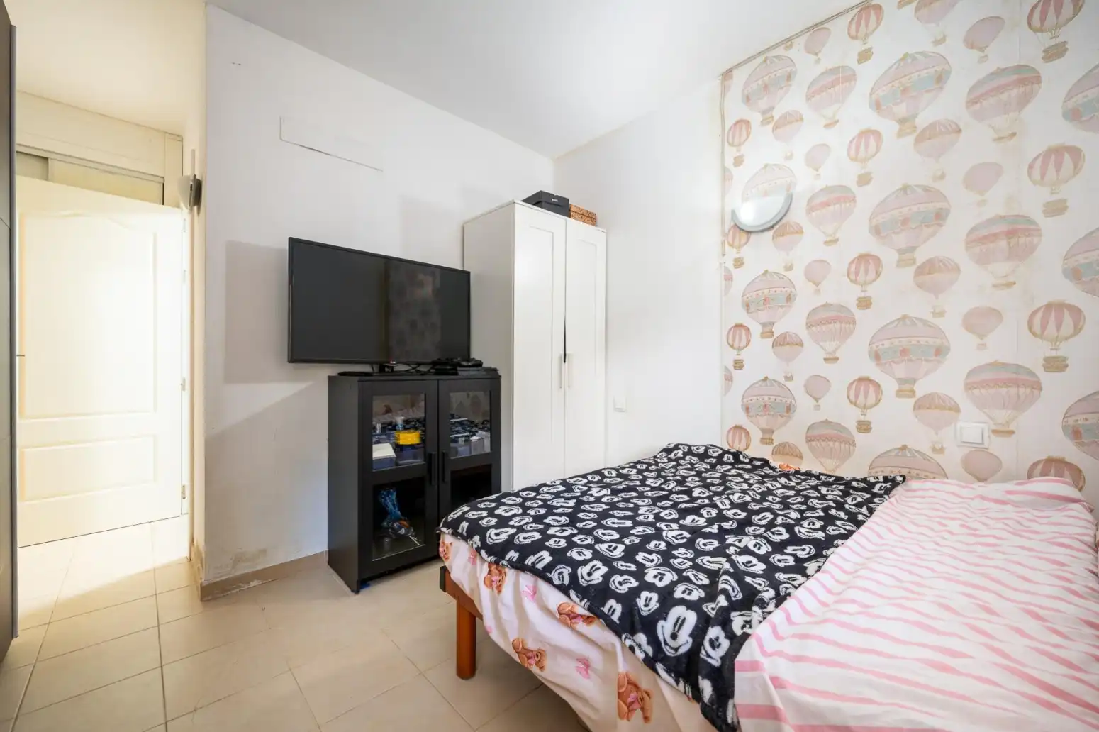 Schlafzimmer von Wohnung zum Verkauf in Llucmajor mit Klimaanlage, Heizung und Parkett