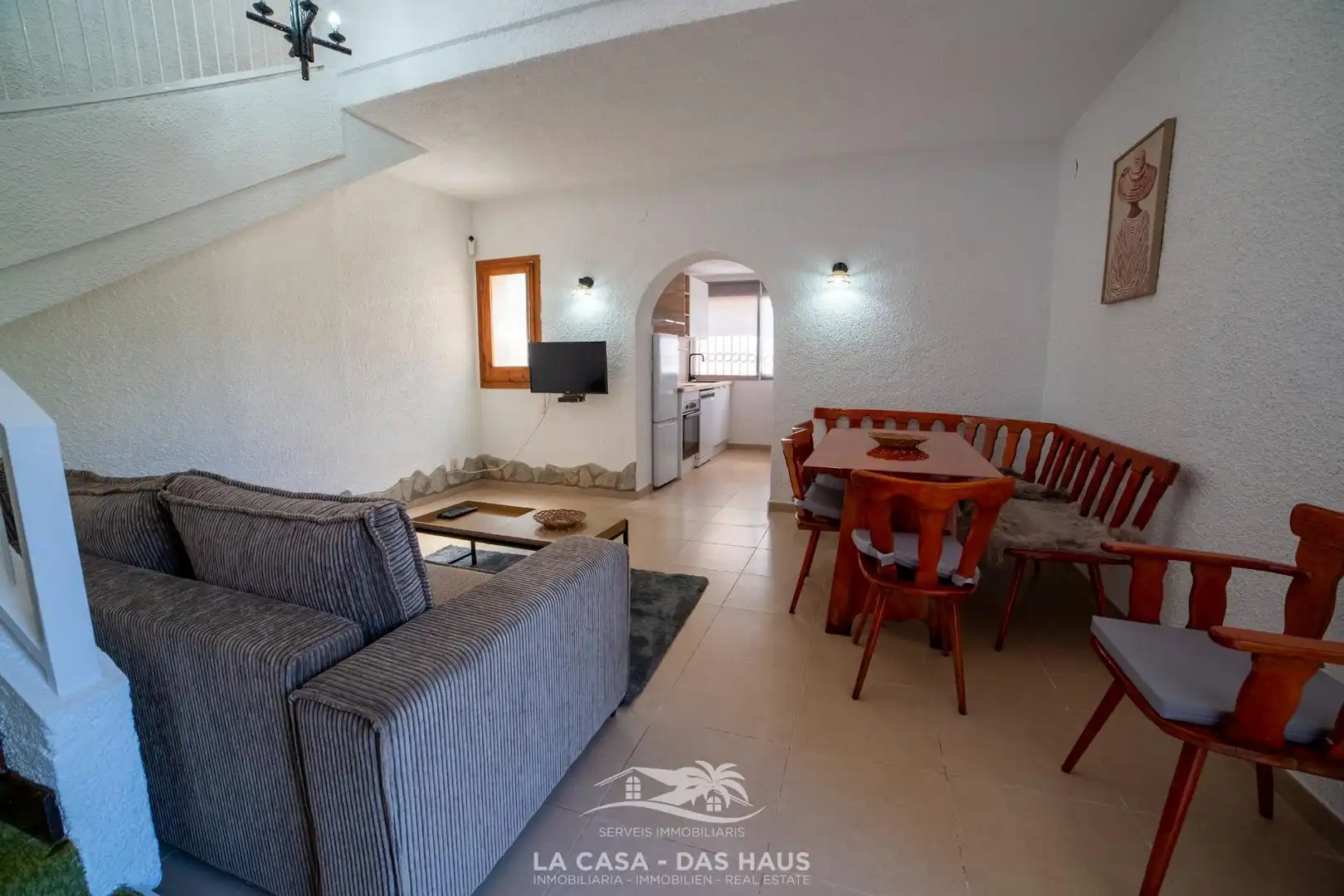 Sala d'estar de Casa o xalet en venda en Lloret de Mar amb Jardí privat, Terrassa i Balcó