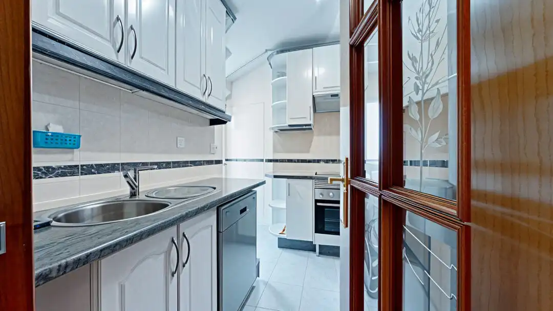 Küche von Wohnung zur Miete in Madrid mit Klimaanlage, Heizung und Terrasse