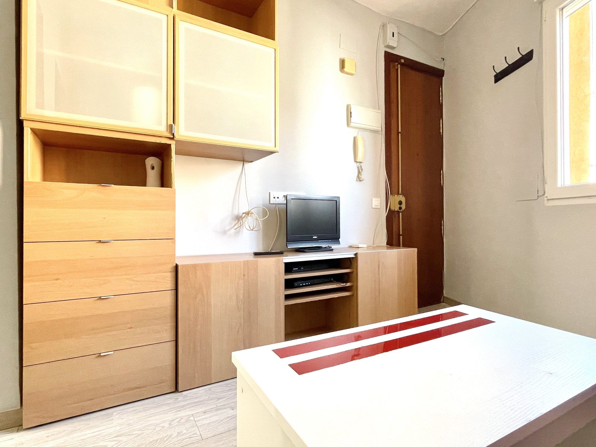Bedroom of Flat for sale in  Madrid Capital  with Air Conditioner, Furnished and Washing machine