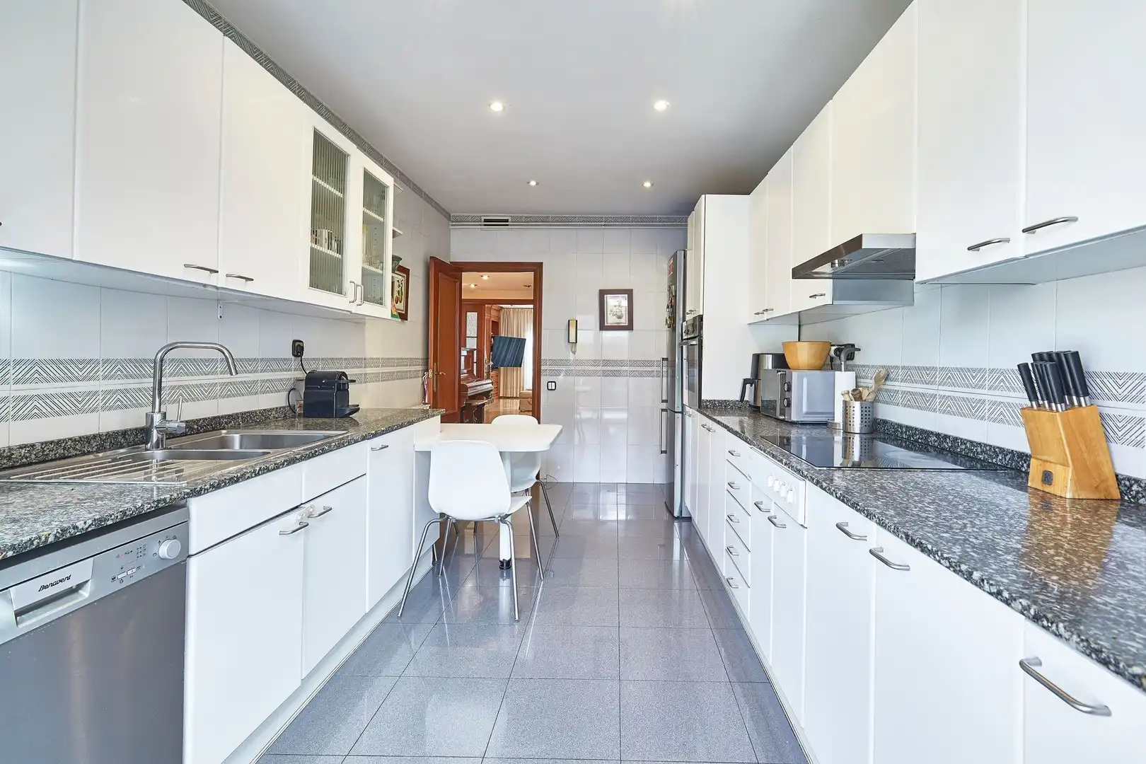 Kitchen of Detached homes for sale in Badalona  with Air Conditioner, Heating and Terrace