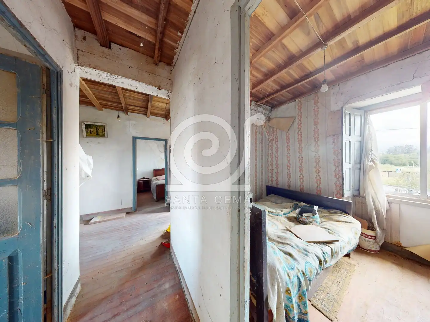Bedroom of Detached homes for sale in Oleiros  with Private garden and Furnished