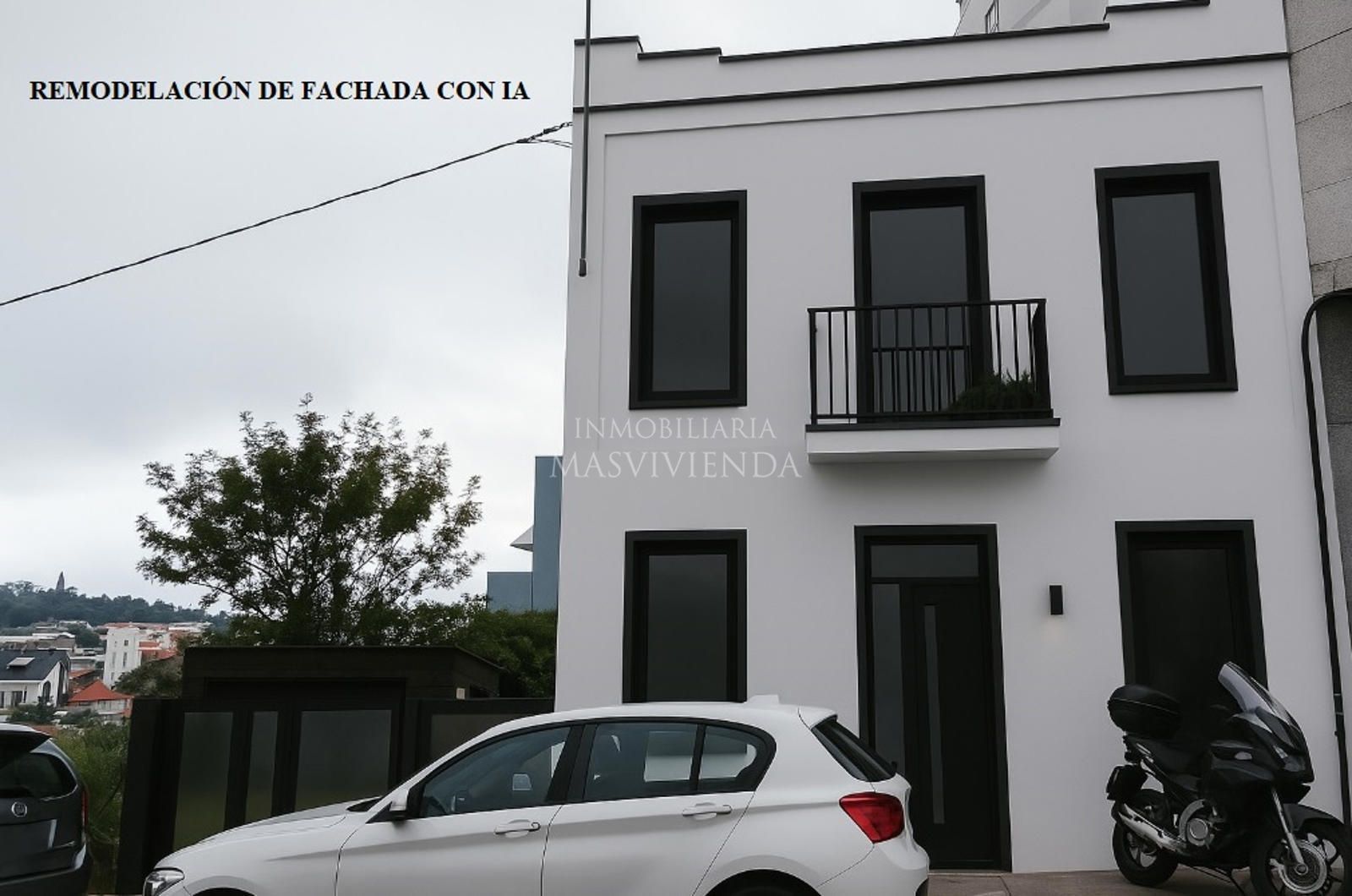 Exterior view of Single-family semi-detached for sale in Vigo   with Private garden and Storage room