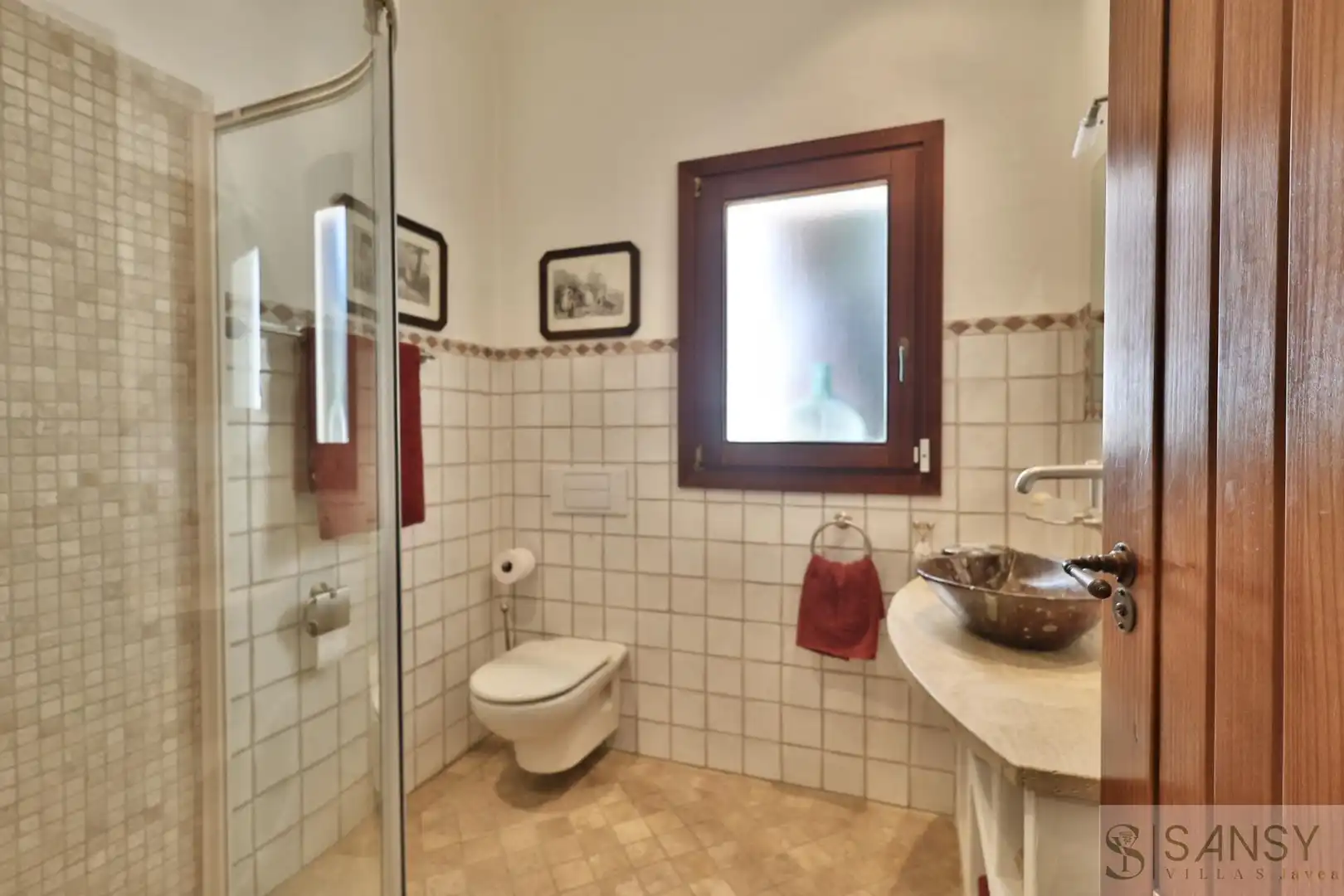 Bathroom of Houses for sale in Jávea / Xàbia  with Air Conditioner, Heating and Terrace