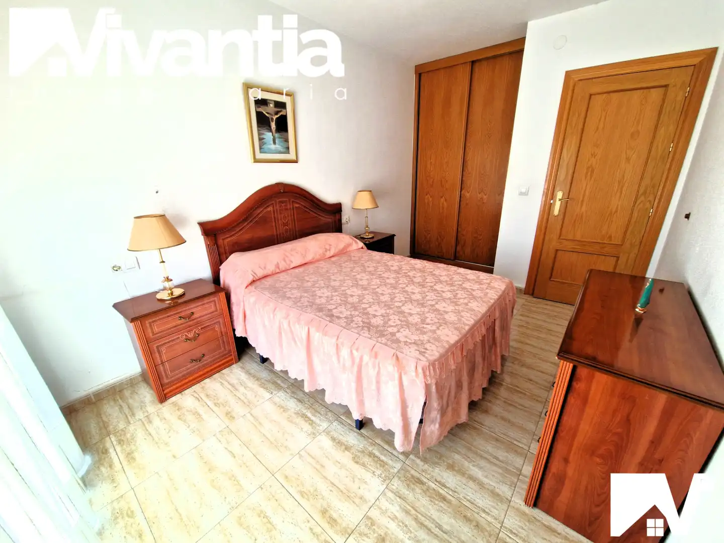 Schlafzimmer von Wohnung zum Verkauf in Lorca mit Klimaanlage, Heizung und Möbliert