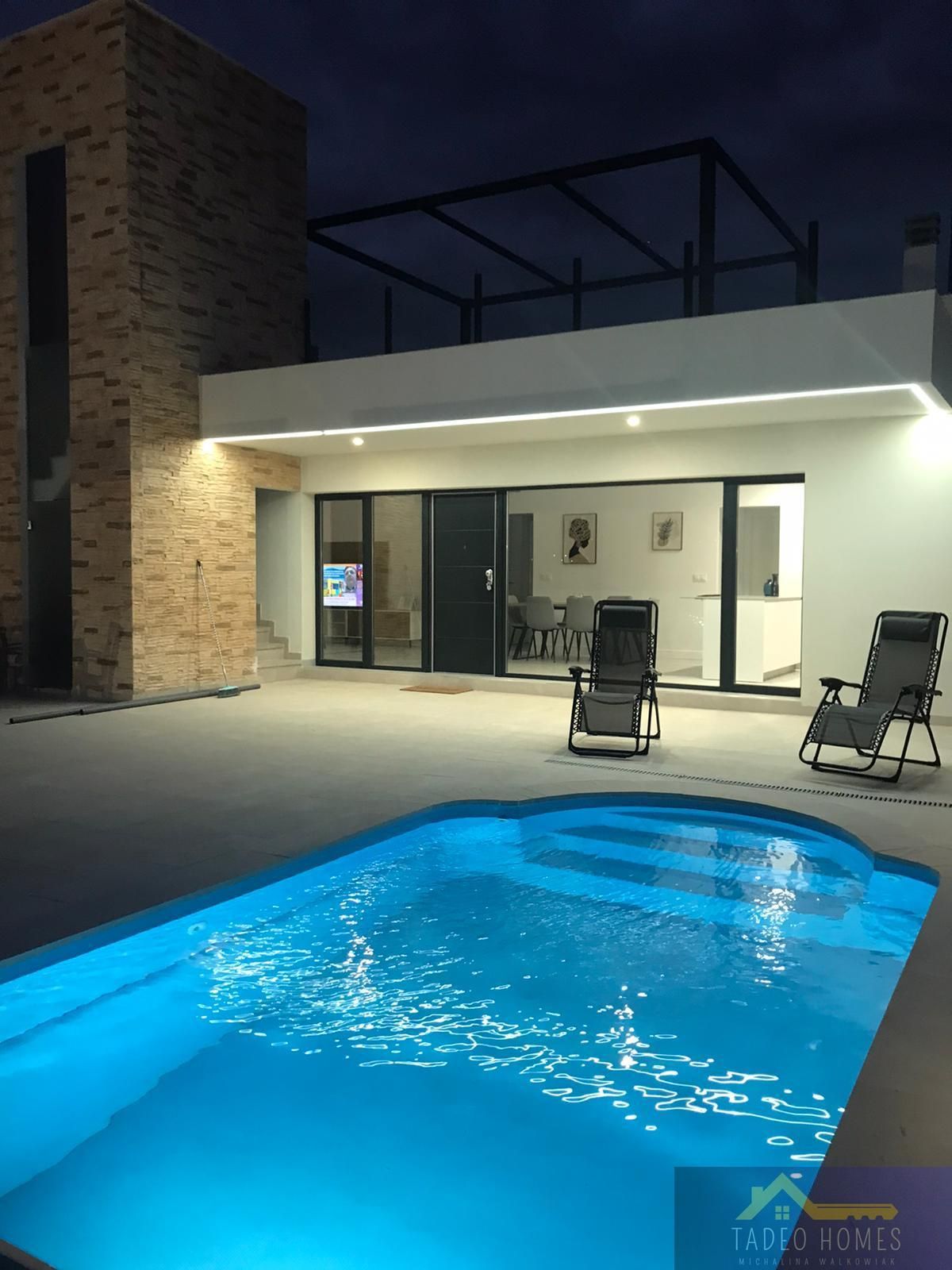Piscina de Casa o xalet en venda en Fuente Álamo de Murcia amb Aire condicionat, Calefacció i Terrassa