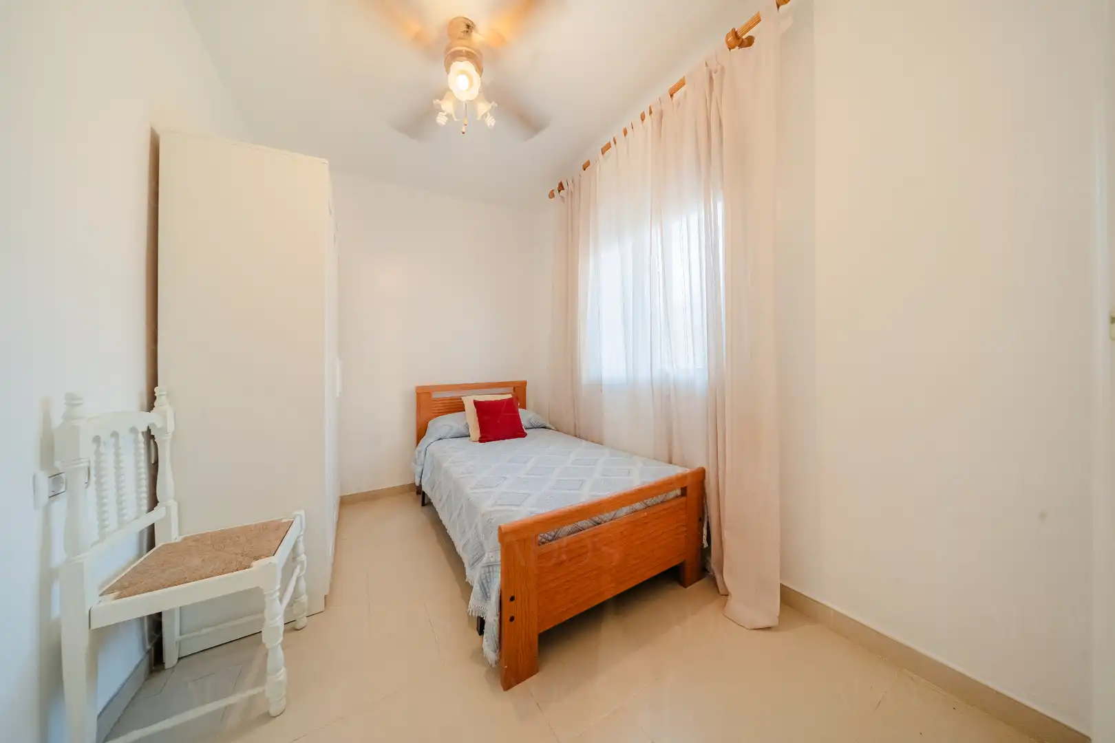 Bedroom of Flat for sale in Roquetas de Mar  with Air Conditioner, Terrace and Community pool