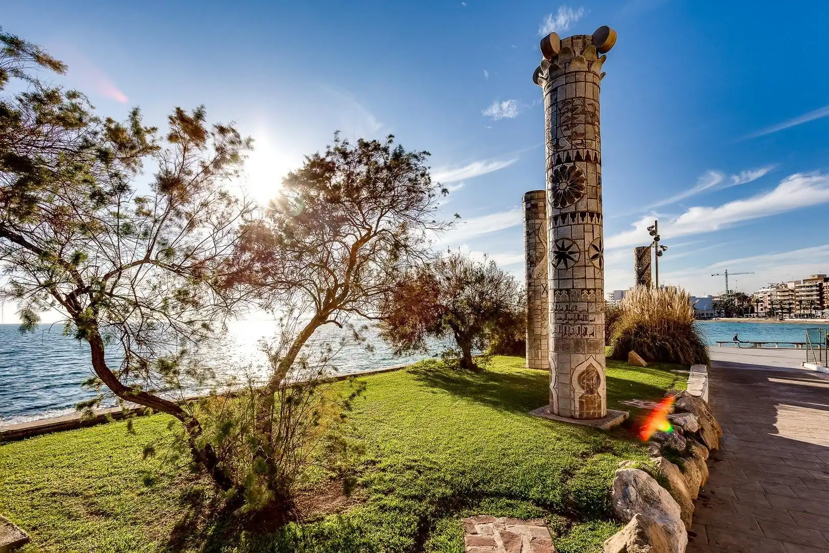 Garten von Wohnungen zur Miete in Torrevieja mit Klimaanlage, Heizung und Privatgarten