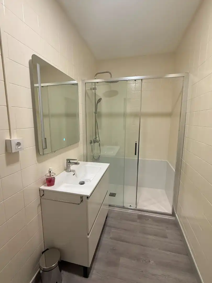 Baño de Piso de alquiler en Ferrol con Parquet, Amueblado y Horno