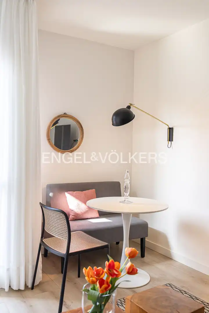 Esszimmer von Wohnung zur Miete in Madrid mit Klimaanlage, Heizung und Terrasse