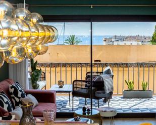 Living room of Apartment for sale in  Palma de Mallorca  with Air Conditioner, Heating and Parquet flooring