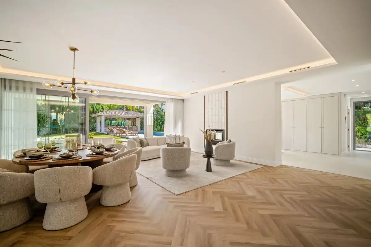 Living room of Detached homes for sale in Benahavís  with Terrace