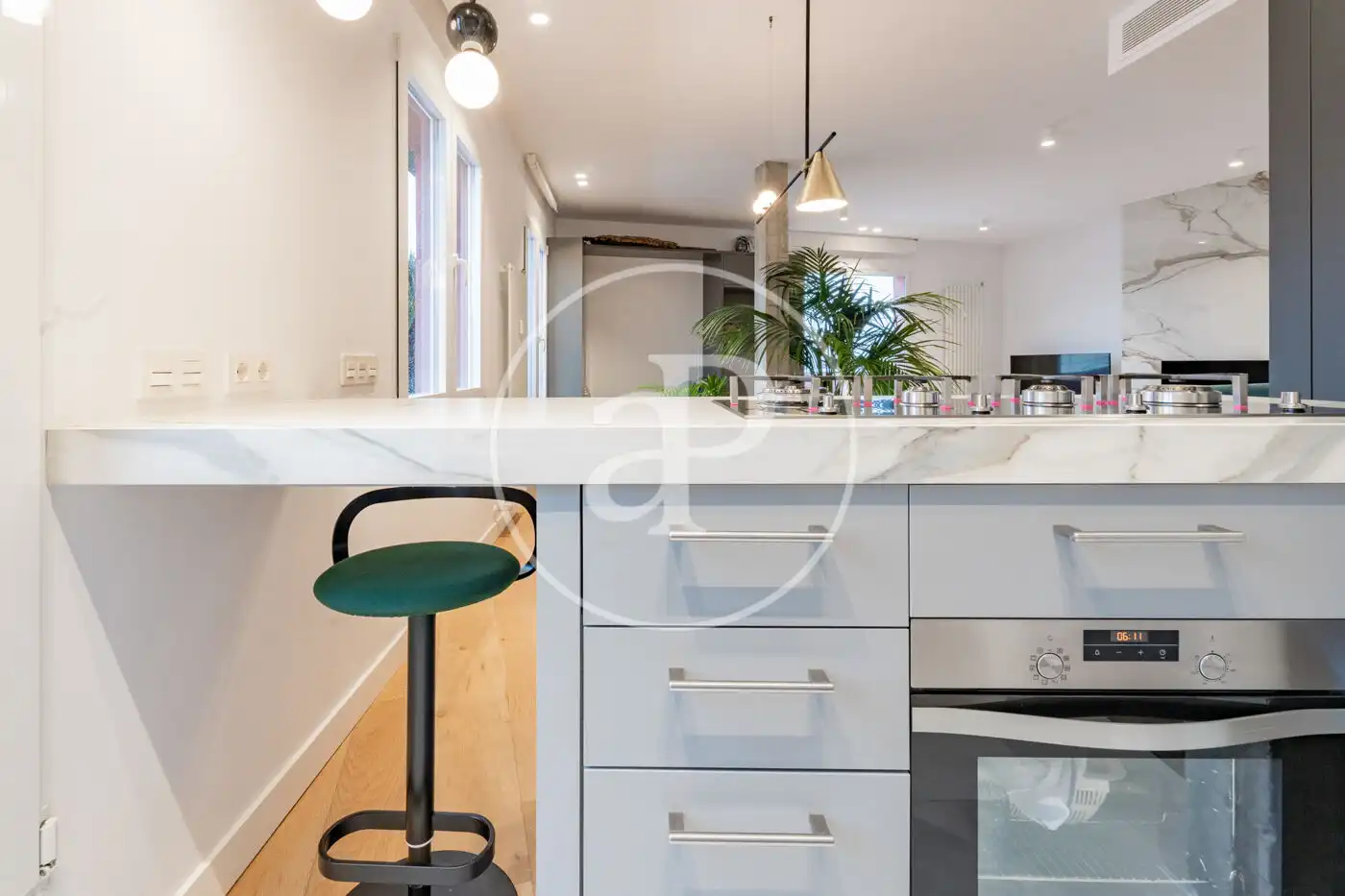 Küche von Wohnung zum Verkauf in Madrid mit Klimaanlage, Heizung und Terrasse