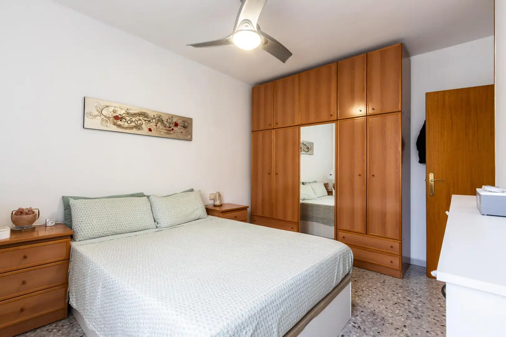 Bedroom of Flat for sale in Sabadell  with Heating, Terrace and Balcony