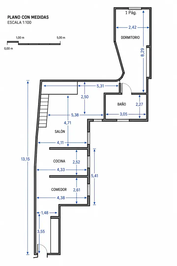 Piso en venta en Madrid con Calefacción y Balcón
