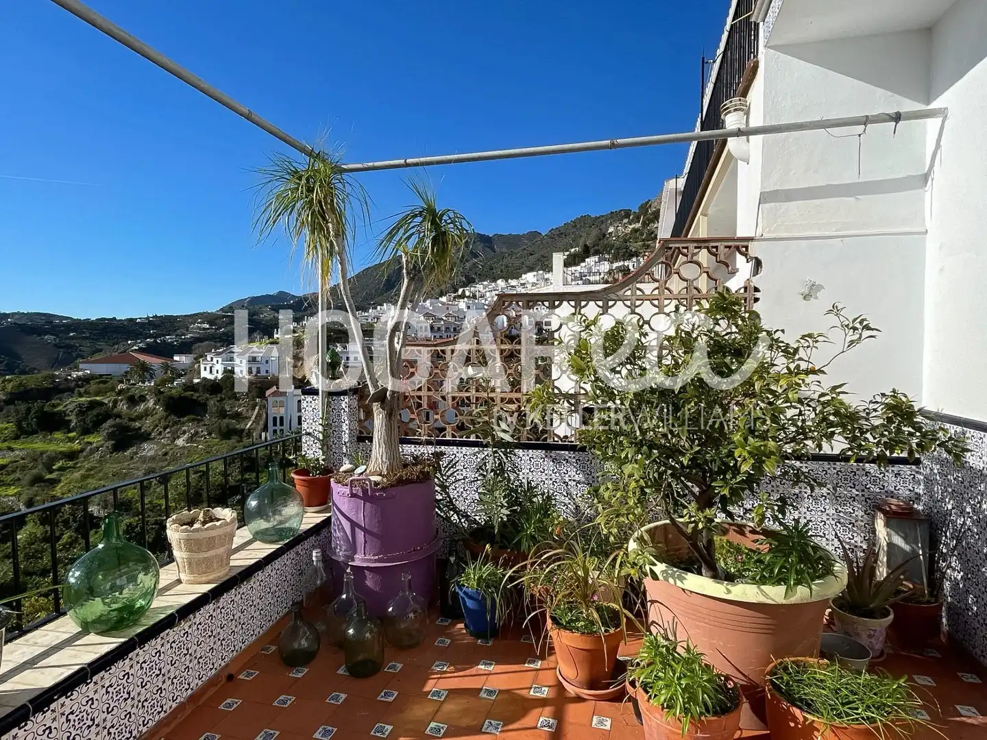 Terraza de Casa o chalet en venta en Frigiliana con Aire acondicionado, Calefacción y Jardín privado